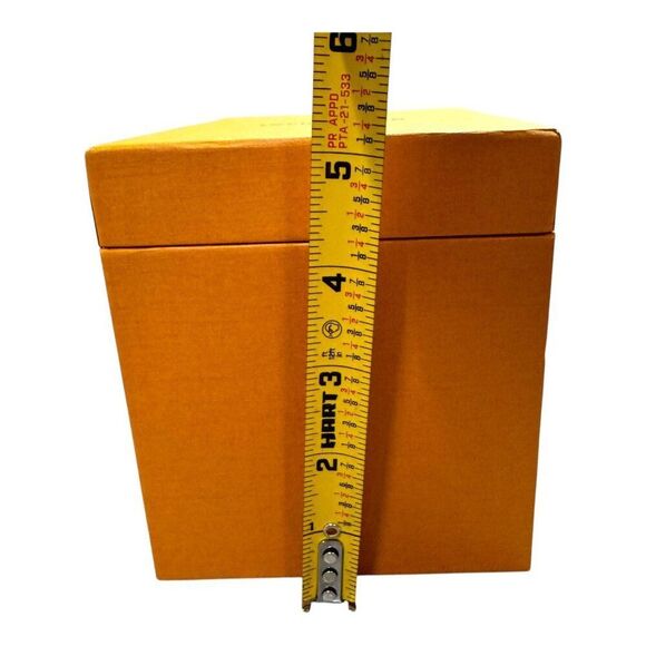 Louis Vuitton Orange Gift Box Lid For Jewelry Watch Wallet Accessories Authentic - Picture 7 of 8